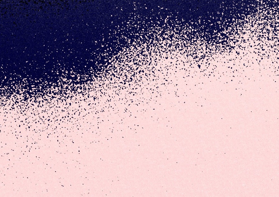 Disintegration detail — bright field and dispersed texture